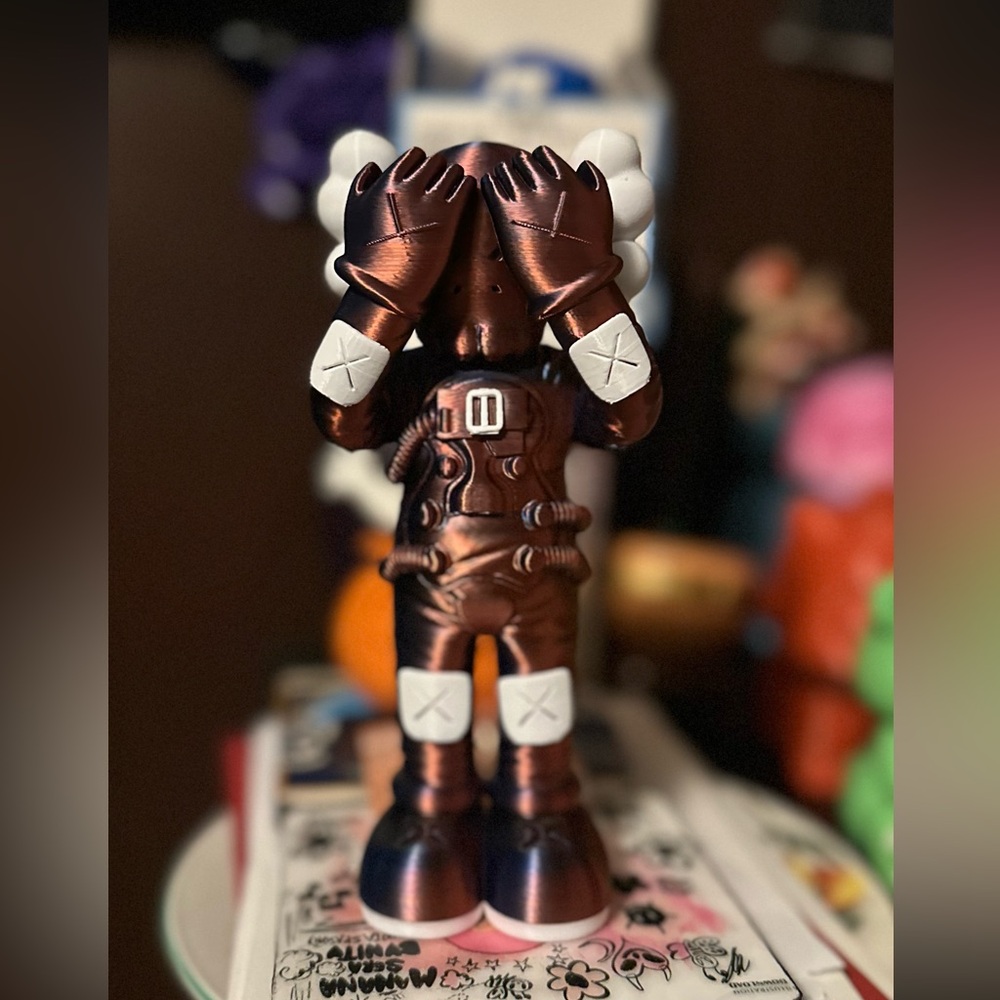 Space Man Kaws - 3D Printed Figurine (Multi Color)